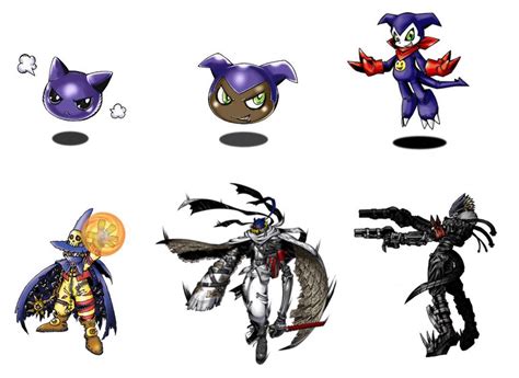 Impmon Digivolution Line : digimon