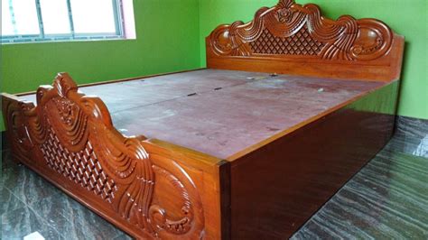 Wooden Bed Design || Double Bed Design || Wooden Box Khat || King Size Bed Design | atelier-yuwa ...