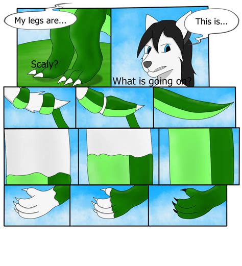 Anthro dragon TF page 2 by Avianine on DeviantArt