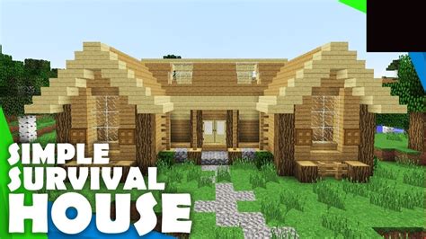 Minecraft: How To Build A House In Survival Mode (PC) - YouTube