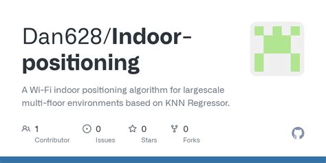 GitHub - Dan628/Indoor-positioning: A Wi-Fi indoor positioning ...