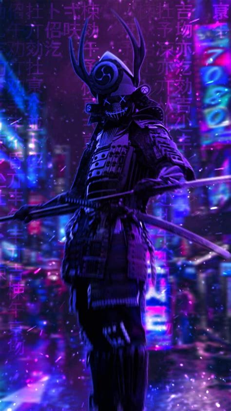 1366x768px, 720P free download | Cyberpunk, japan, night, samurai, HD ...