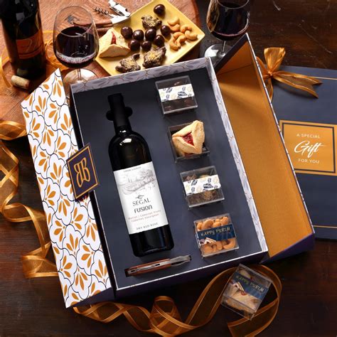 Buy our premium wine & snack gift box at broadwaybasketeers.com