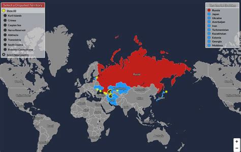 A World map of Disputed Territories | WordlessTech