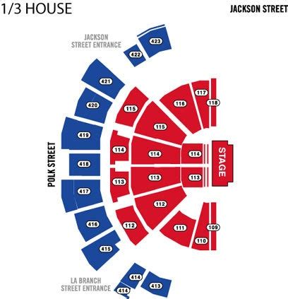 Toyota Center Seating Number Map