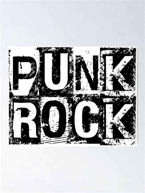 "Punk Rock" Poster for Sale by windrose | Redbubble