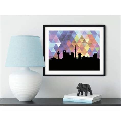 Jeddah, Saudi Arabia geometric skyline | wanderlust gifts and home decor