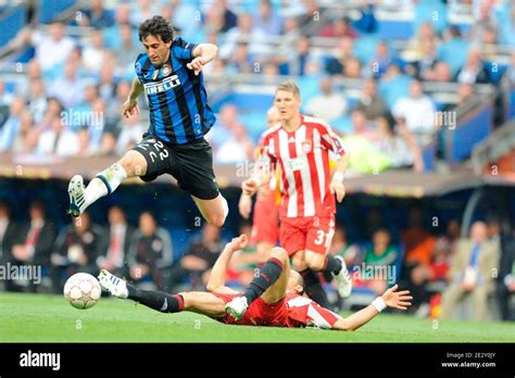 Inter Milan's Diego Milito during Champion's League Final soccer match ...