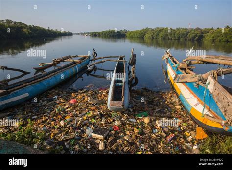 Massive plastic pollution on Negombo Lagoon at Negombo, Sri Lanka Stock Photo - Alamy