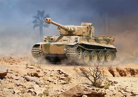 Ww2 Tiger Tank Art