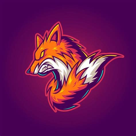 Fox Gaming Logo | Pintura de raposa, Logotipo de arte, Raposas desenho