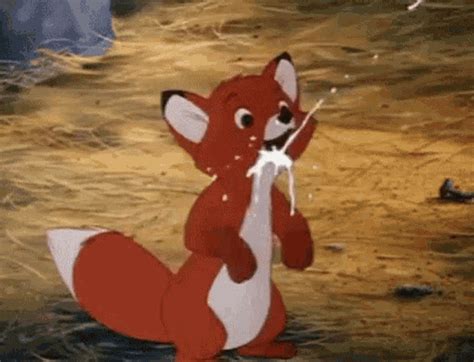 Fox Milk GIF - Fox Milk TheFoxAndTheHoundFarm - Discover & Share GIFs