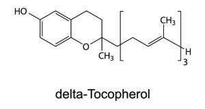 Delta-tocopherol sources, health risks