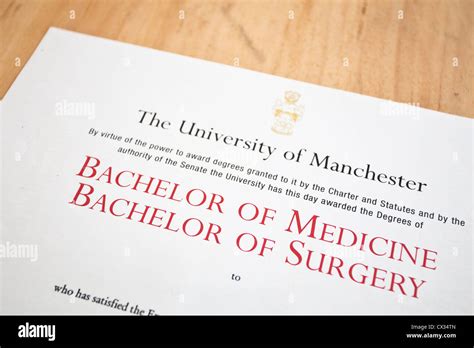 Medical Degree Certificate