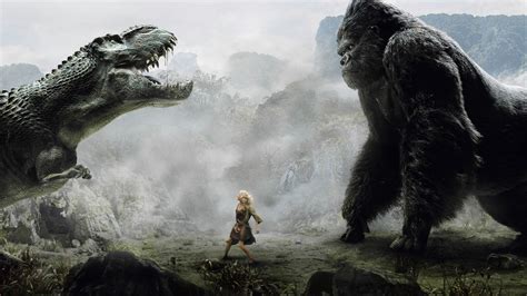 King Kong vs Dinosaur 1920 x 1080 HDTV 1080p Wallpaper