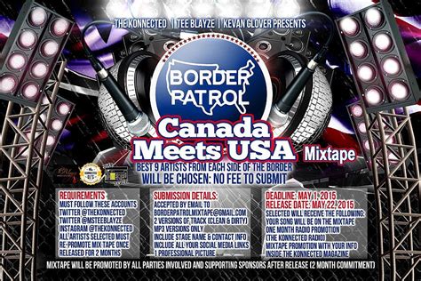 Border Patrol *Canada Meets USA* Mixtape – Remember It's Better To Be ...