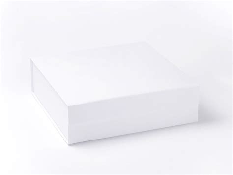 Sample White Large Gift Box no ribbon from Foldabox UK Stock - Foldabox ...