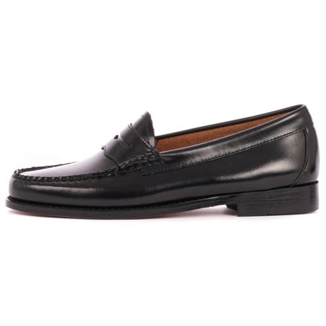 Bass Weejuns Womens Penny Loafer | Black Leather | BA41010000