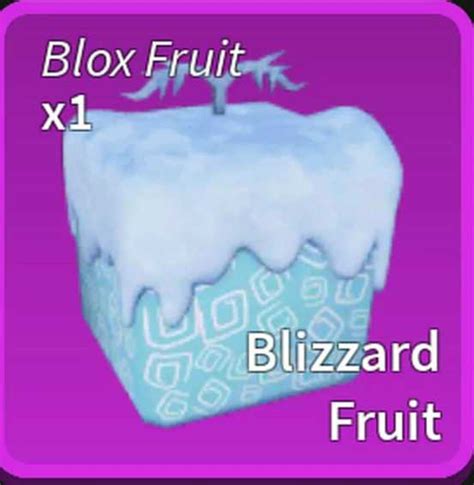 Roblox Blox Fruits Blizzard Fruit