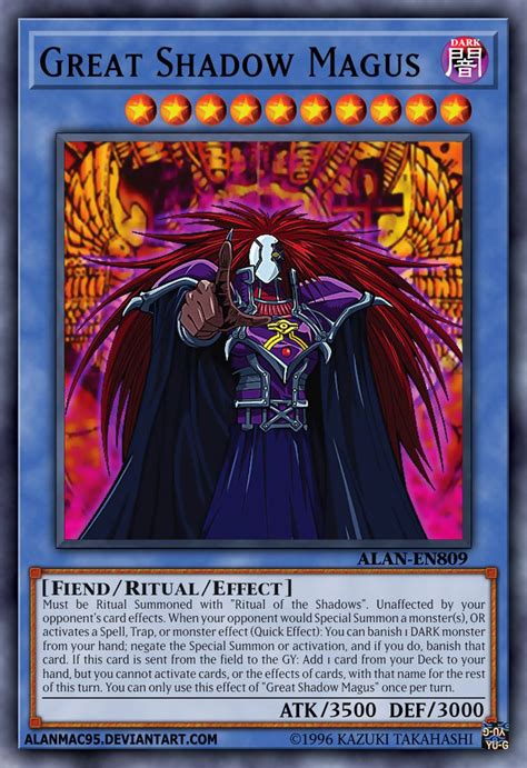 Great Shadow Magus by AlanMac95 on DeviantArt | Custom yugioh cards ...