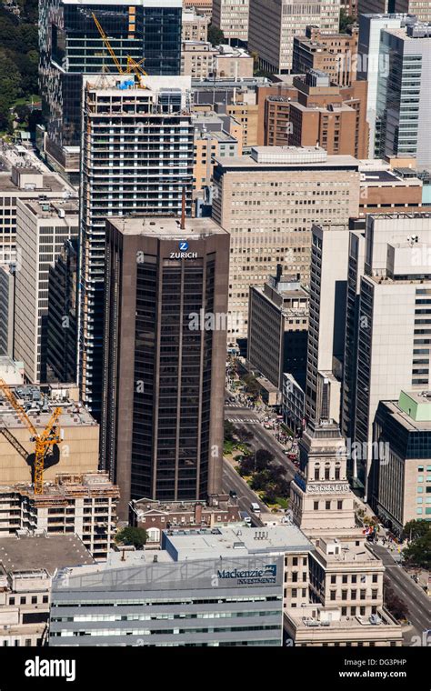 Toronto skyline as seen from CN Tower Stock Photo - Alamy