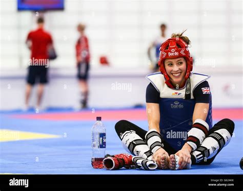 Jade Jones during the team announcement at the National Taekwondo ...