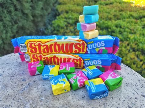 New Starburst Duos Combine Two Flavors Into The Same Piece Of Colorful Candy