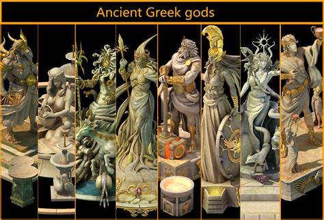 Ancient greek gods | CGTrader