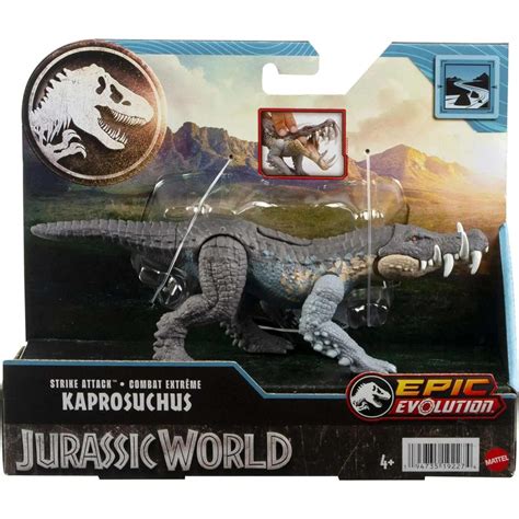 Mattel Jurassic World Epic Evolution Strike Attack Kaprosuchus Action ...