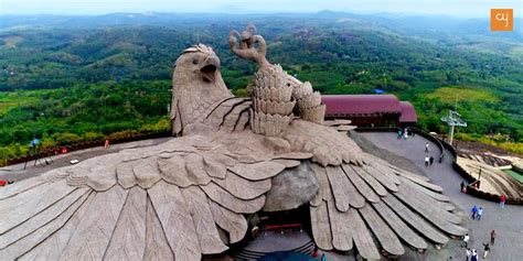 World’s largest bird sculpture at Kerala’s Jatayu Nature Park - Creative Yatra