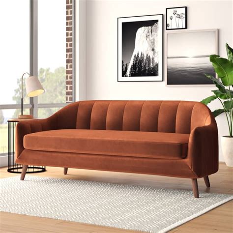 How to Use a Burnt Orange Sofa in Your Living Room | Apartment Therapy