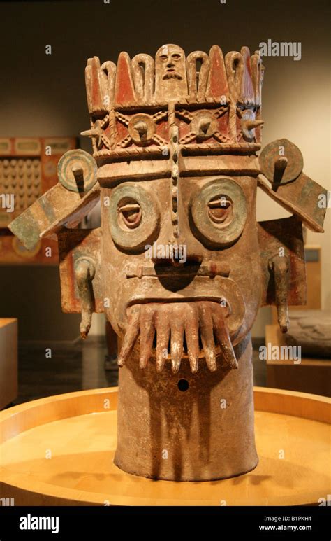 Tlaloc Aztec God Statue