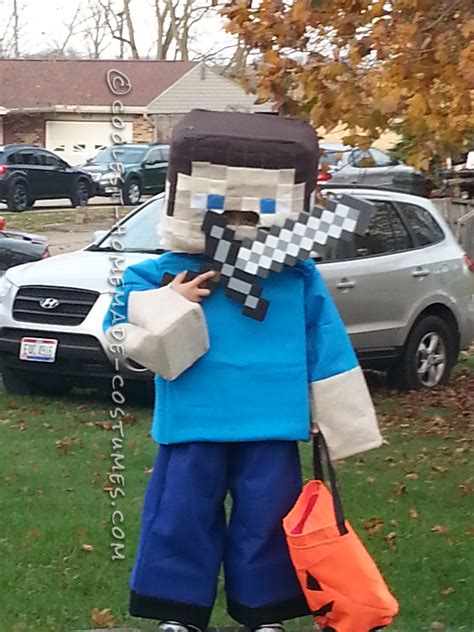 Coolest Minecraft Steve Costume Ever