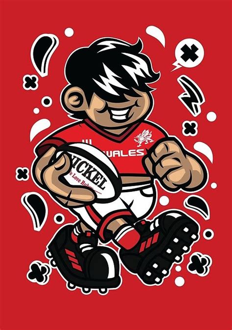 Wales Rugby-Welsh cartoon character | Cartoon characters, Irish funny, Wales rugby