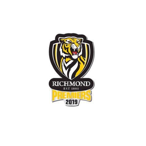 Richmond Tigers 2019 Premiers Premiership Logo Pin