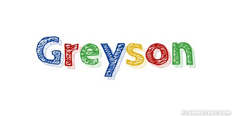 Greyson Logo | Free Name Design Tool from Flaming Text