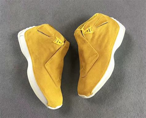 Release Date: Air Jordan 18 Yellow Suede • KicksOnFire.com