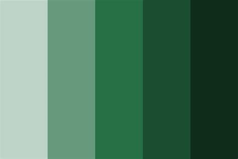 Aesthetic Green Color Palette