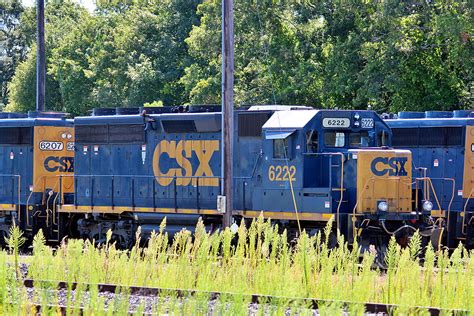 CSX GP40-2 Locomotive No. 6222 | Taken in Middleboro, Massac… | Flickr