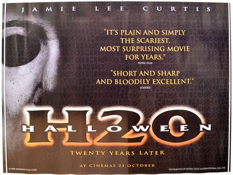 Halloween H20 (Teaser / Advance Version) - Original Cinema Movie Poster From pastposters.com ...