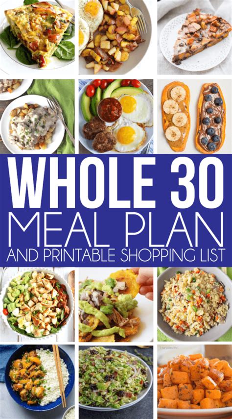 The Best Whole 30 Meal Plan Full of Whole 30 Recipes That Taste Great