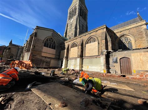 Leicester Cathedral Revealed – archaeological excavation begins at ...