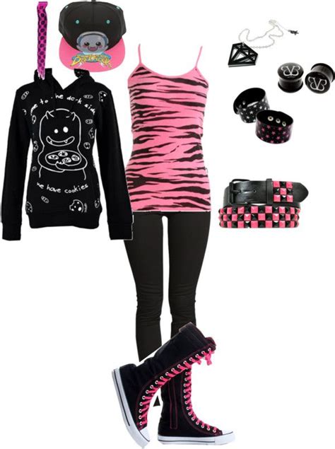 scene style | Scene outfits, Punk outfits, Cute emo outfits