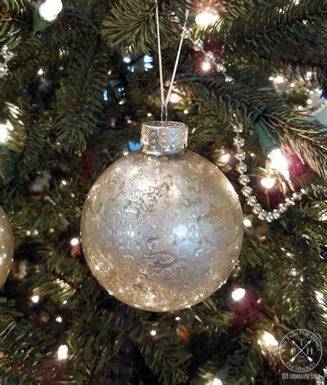 How to Make DIY Mercury Glass Christmas Ornaments | Hometalk