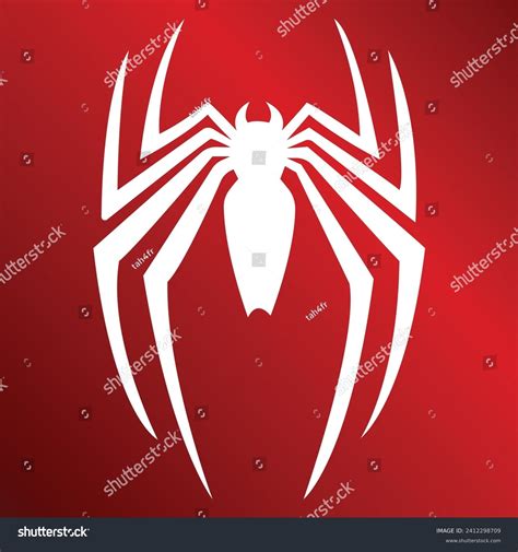 Spiderman Suit Logo Ps5 Vector Stock Vector (Royalty Free) 2412298709 ...