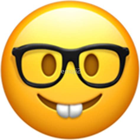 Emoji Nerd by emoji2 | Emoji, Nerd, Face