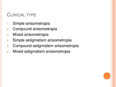 Anisometropia