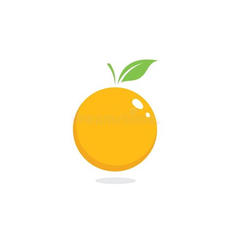 Orange Logo Icon Vector Illustration Stock Vector - Illustration of ...