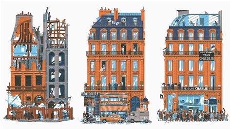 750 Years Of Parisian History, As Told Through Architectural Illustrations | Parisian ...