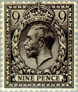 Stamp: King George V (United Kingdom of Great Britain & Northern Ireland(King George V ...